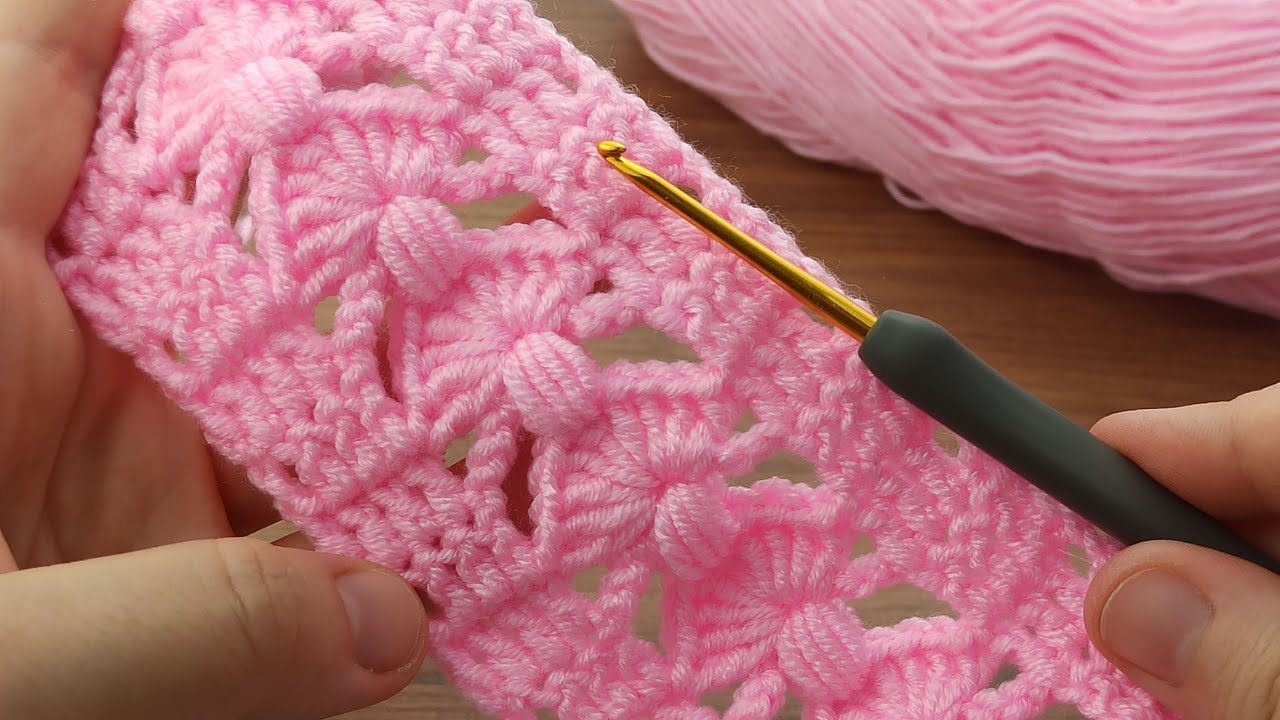 Very easy Tunisian hair band making /baby soft hair band online tutorial