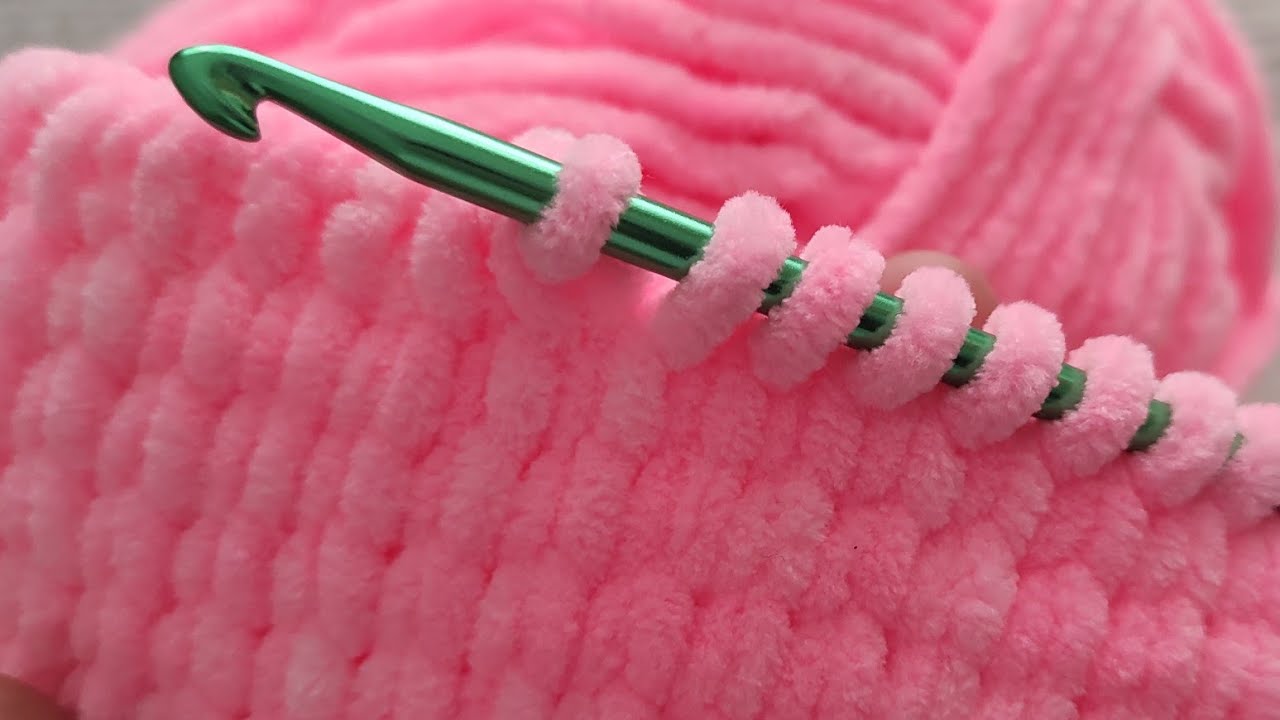 The easiest and trendy tunisian crochet baby blanket knitting pattern for beginners – blanket stitch