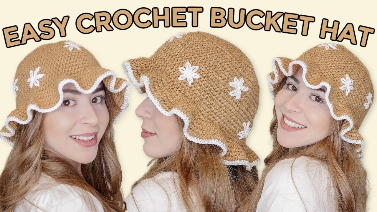 EASY bucket hat crochet tutorial