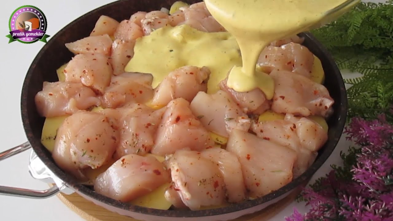 It’s so delicious that I make it almost every day❗ Amazing Chicken and Potatoes Recipe!