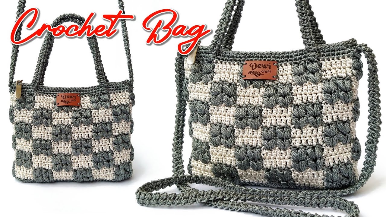 HOW TO MAKE THE NEWEST CROCHET BAG KOREAN STYLE – EASY CROCHET TUTORIAL FOR BEGINNERS