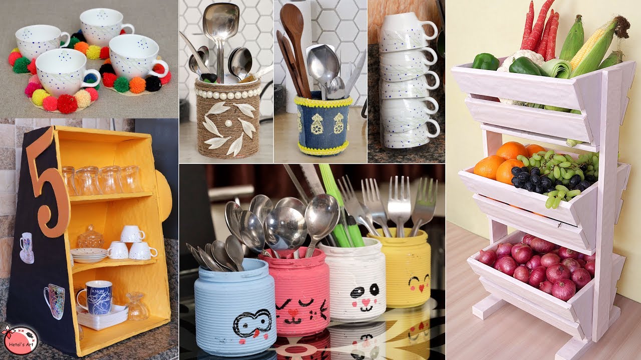 16 Extra Useful Kitchen Ideas ! Space Saving DIY
