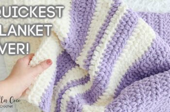 HOW TO CROCHET A FAST AND EASY BLANKET | BEGINNER FRIENDLY | MAKE IN 3 HOURS | Bella Coco Crochet