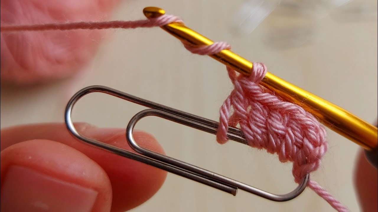 Super Easy Crochet with a Paperclip