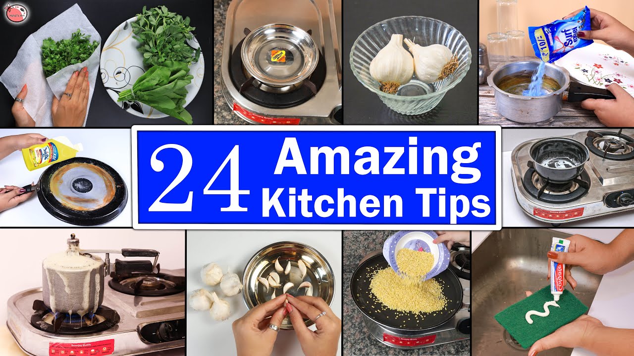 24 Amazing Kitchen Tips & Hacks | Useful Cleaning Kitchen Hacks Hetalsart