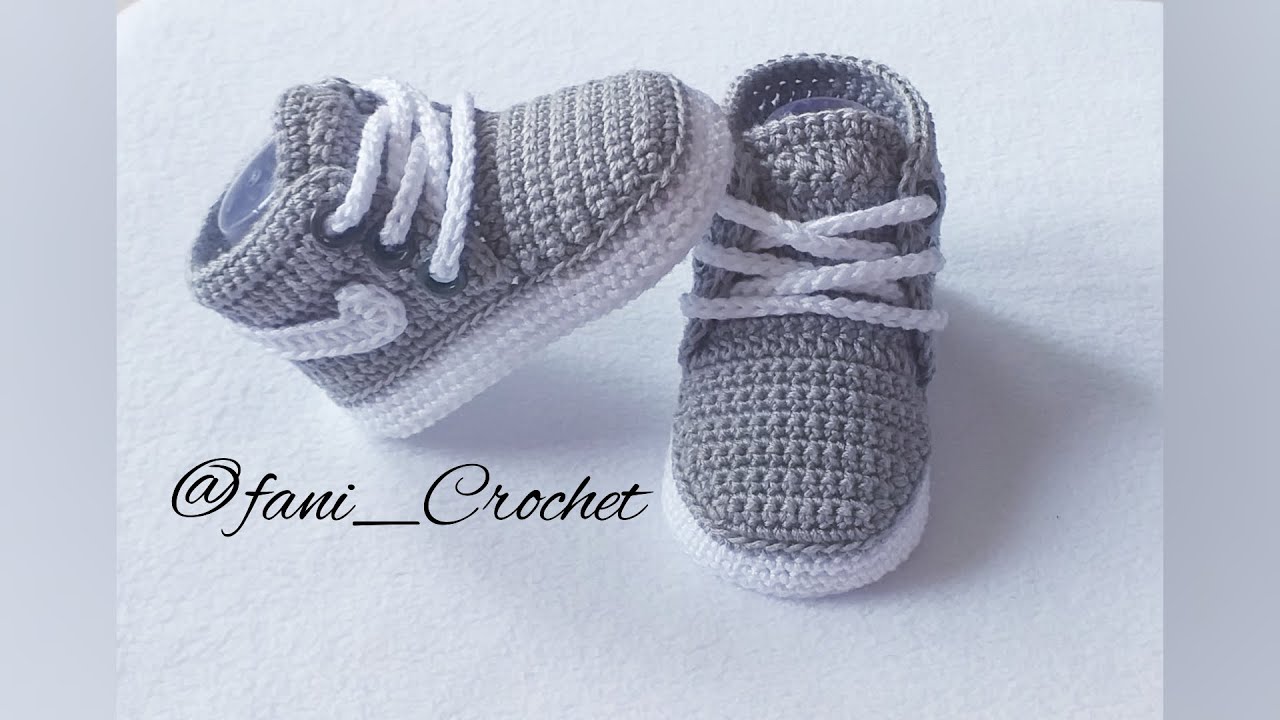Zapatillas “NiKe” Tejidas a Crochet o Ganchillo