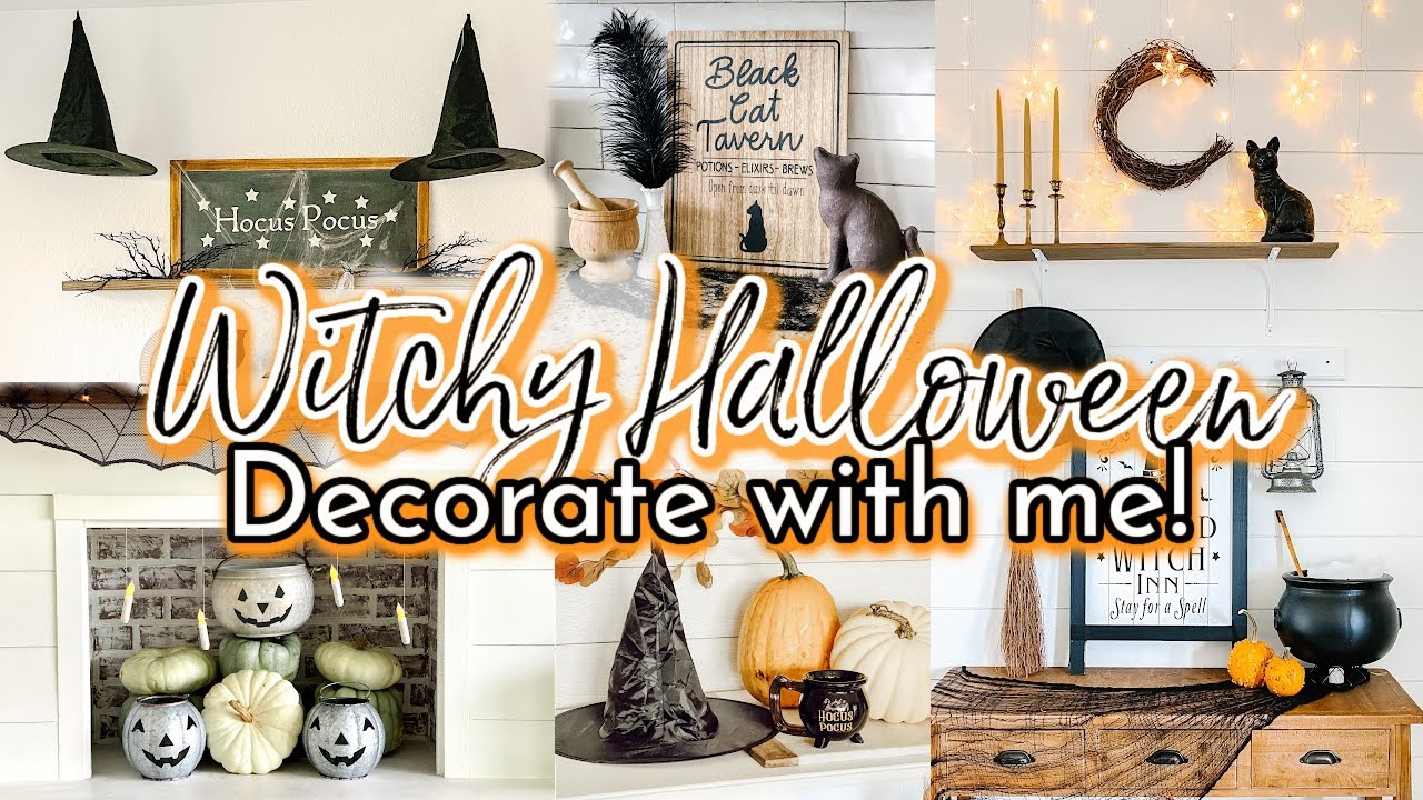 DECORATE WITH ME FOR HALLOWEEN! OVER THE TOP HALLOWEEN DECOR | HALLOWEEN DECORATING IDEAS