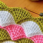 Super easy Tunisian knitting Crochet baby blanket