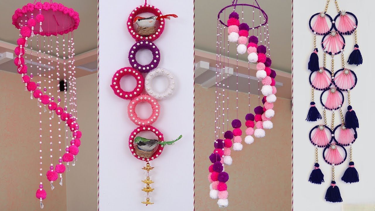 8 Beautiful Home Decor Wall hanging Ideas !!! DIY Craft