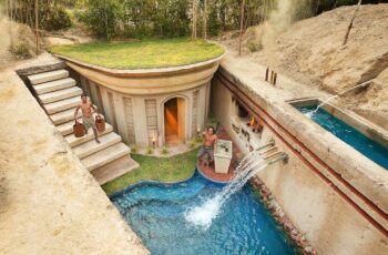100 Days Building A Modern Underground Hut With A Grass Roof And A Swimming Pool 100 Days Building A Modern Underground Hut With A Grass Roof And A Swimming Pool