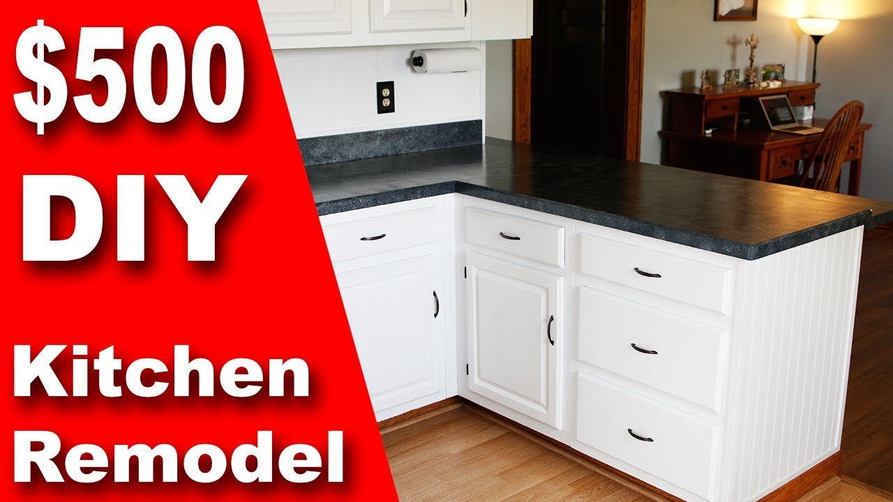 How To: 0 DIY Kitchen Remodel | Update Counter & Cabinets on a Budget