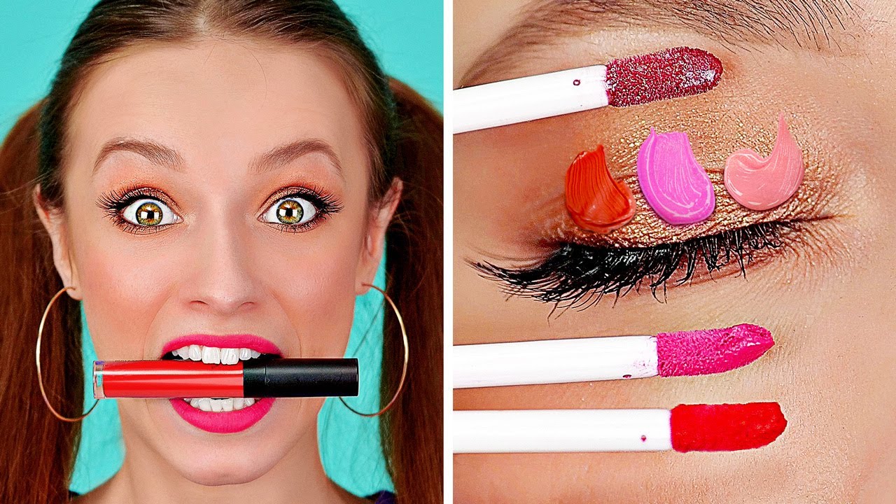 FUNNY DIY MAKE UP HACKS AND TIPS