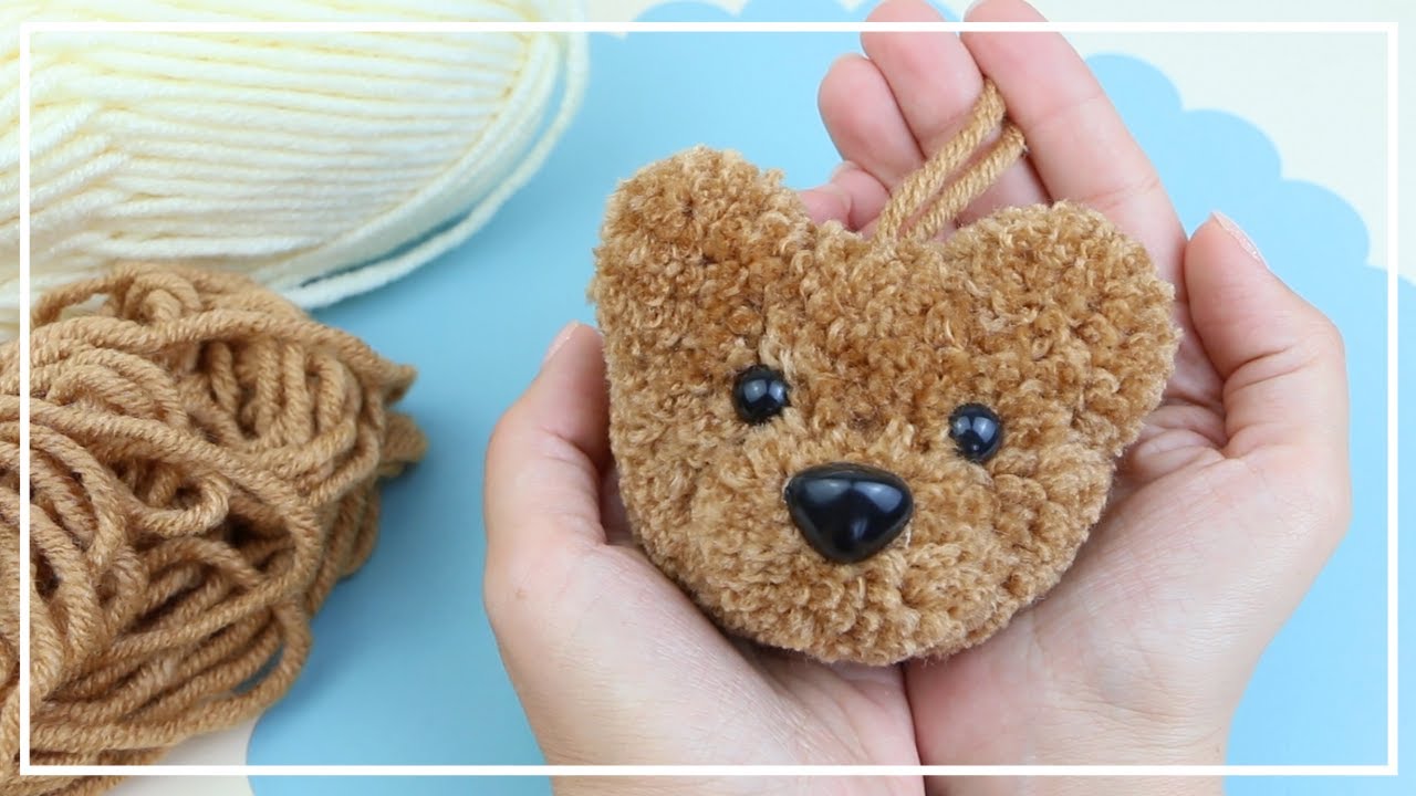 Charm Teddy Bear Pompom Idea