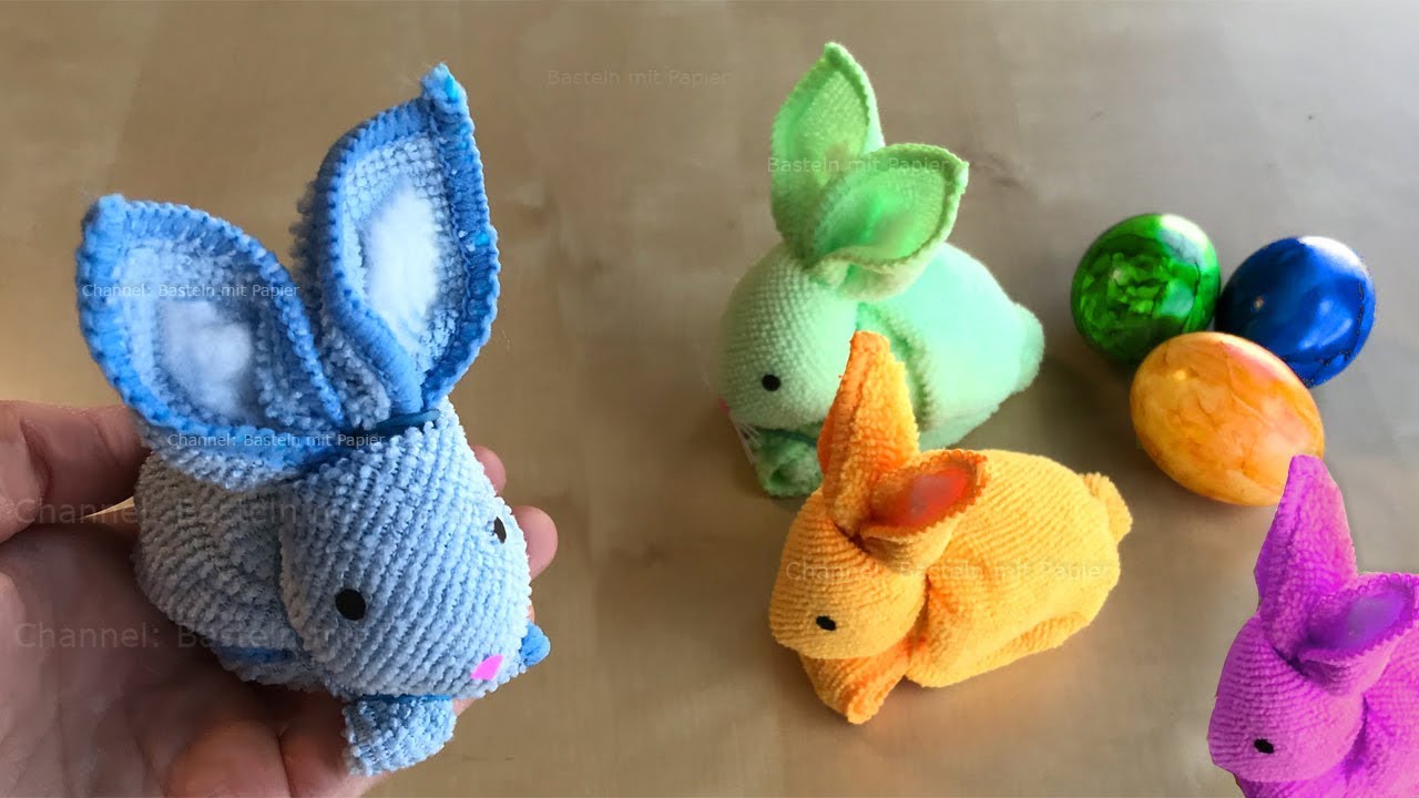How to fold a rabbit towel 🐰