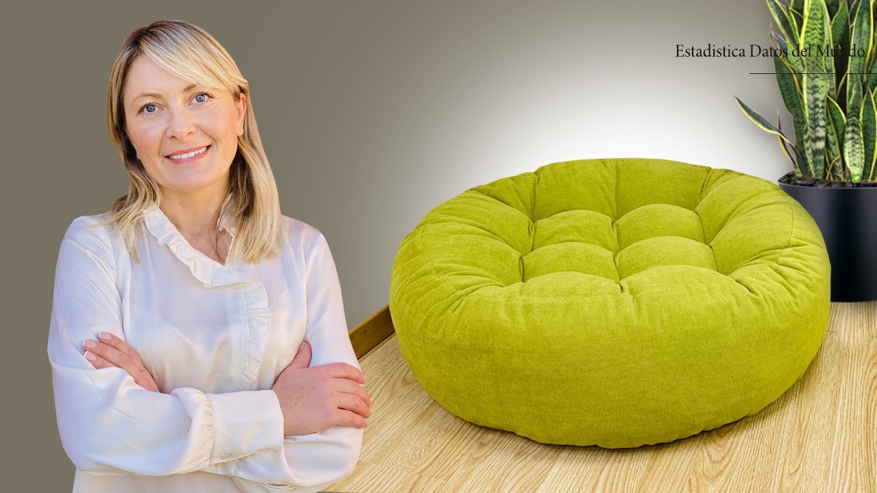 Floor Puff / Large Cushion For Living Room Or Children’s Room / Idea To Sell