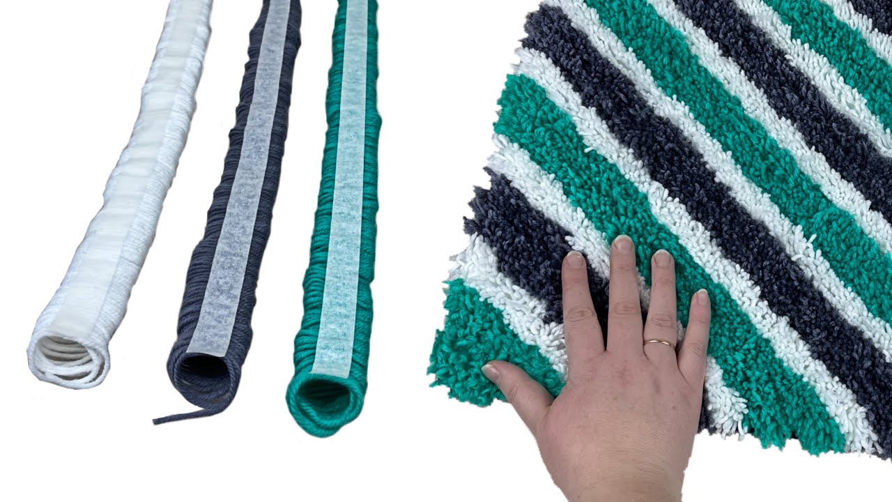LET’S MAKE A GORGEOUS CARPET FROM OLD JEANS AND YARNS! VERY SIMPLE AND RELIABLE WAY!
