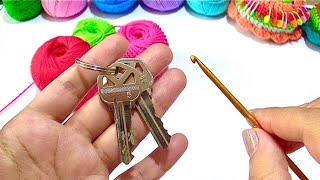 No Volveré a Perder Mis Llaves con este Tejido 🐸💗 COME LLAVES