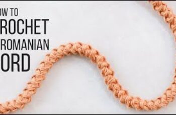 How To Crochet a Romanian Cord for STURDY Bag and Purse Straps – Easy!