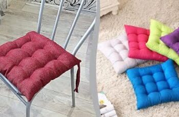 Chair cushion. Easy way, beautiful result Chair cushion. Easy way, beautiful result