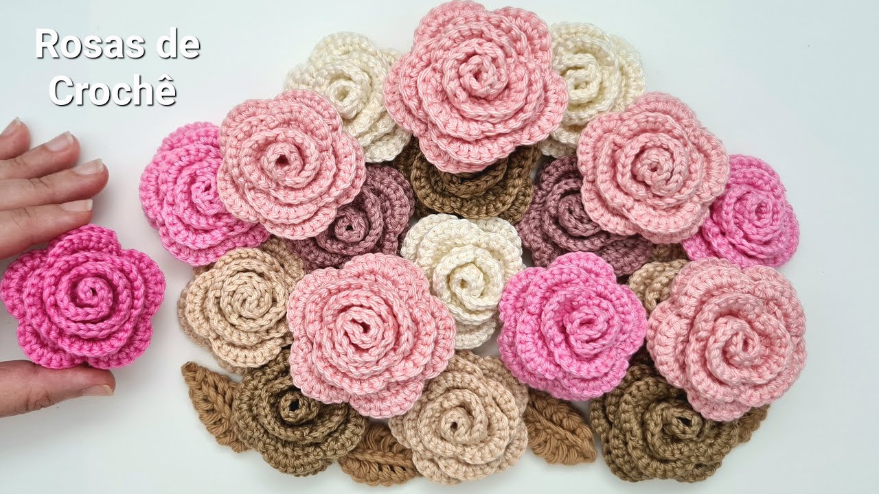 Rosas de crochê