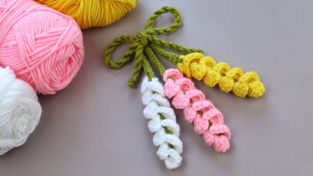 How to crochet lavender flower