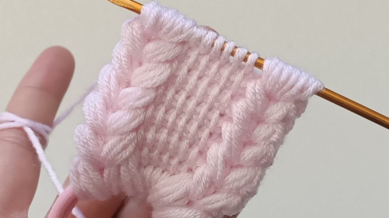 Super Easy Hairband Knitting Model