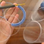 WOW GREAT IDEAS! 😍 Look what I did with the plastic cups I found in the trash! RECYCLING CROCHET
