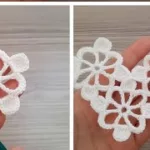 Hermosa puntada de cuadrados a crochet especiales para mantas blusas chalecos y bufandas.