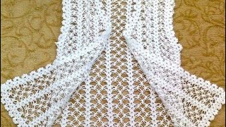 La mejor puntada que verás para hacer trabajos en Crochet blusas, chalecos, bufandas y mucho más