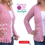 Chaqueta / Saco tejido a crochet – 🌹 Modelo “Rosita” 🌹 – TUTORIAL PASO A PASO