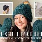 11 knitted free+paid gift pattern ideas | beginner-intermediate knitting patterns for Christmas