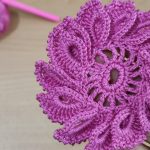 Flower Pattern Crochet|Super Easy Crochet Knitting Flower Motif|Crochet for beginners