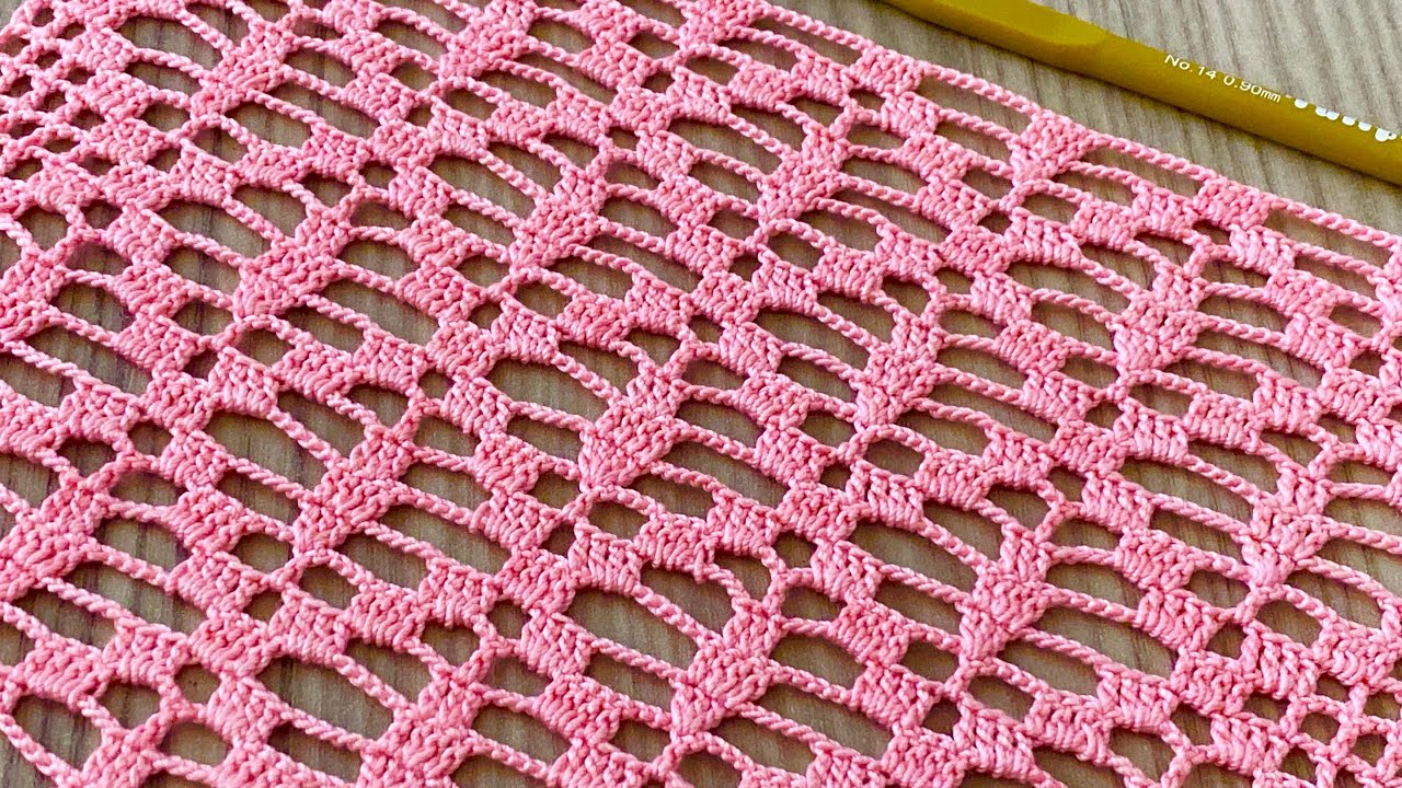 ATTRACTIVE and VERY STYLISH Crochet Runner, Curtain, Blouse, Shawl / Trending Model
