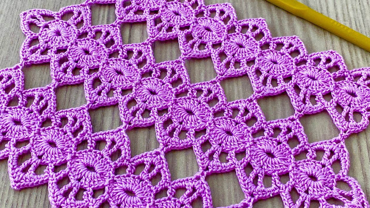 UNUSUAL and VERY STYLISH Crochet Runner, Shawl, Blouse, Curtain Pattern / Latest Models
