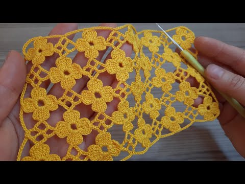 Fabulous Beautiful Crochet Flower Pattern😍Knitting Crochet Filet Etol Shawl Cover Model 2023