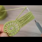 Wonnderful Beautiful Crochet Flower Pattern😍Knitting Crochet Filet Etol Shawl Cover Model 2023