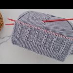 Easy Two Needle Knitting Pattern ✔️Knitting Crochet