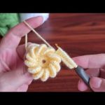 Wow!.  😲 Amazing!.. Super Easy Crochet Tunisian Knitting Flower Motif – Crochet Awesome Motif Knitting…