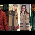 Latest  crochet knitted cardigan | sweater ideas patterns for girls 2023  | elegant crochet top