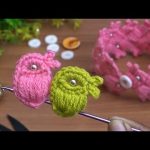 ✳️Adorable Crochet ✳️ to the eyes/göze hoş gelen/Never seened knitting pattern/Crochet handwork