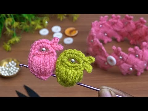 ✳️Adorable Crochet ✳️ to the eyes/göze hoş gelen/Never seened knitting pattern/Crochet handwork