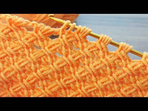 İNCREDİBLE 💯👌 * Super Easy Tunisian Crochet Baby Blanket For Beginners online Tutorial * #Tunisian