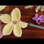Wow!.  😇 Amazing!.. Super Easy Crochet Tunisian Knitting Flower Motif – Crochet Awesome Motif Knitting…