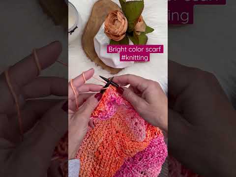 Bright colors- love it or not? #knitting #knittingtutorial #knit