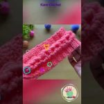 Crochet headband for girl beginners 💖💖, Easy crochet knitting, Crochet headband (V84) #short
