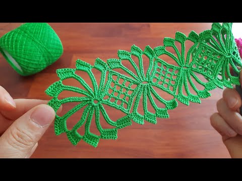 FANTASTIC floral crochet knitting pattern lace making, step-by-step explanation for beginners.