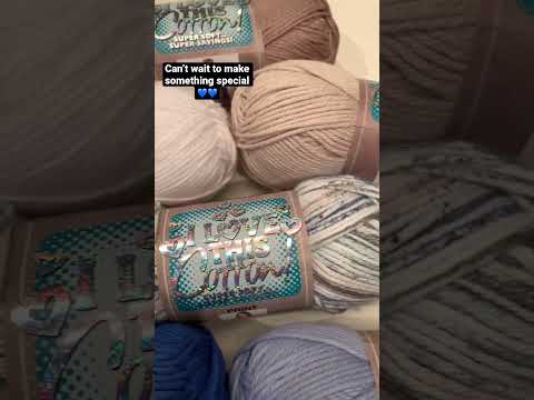 Yarn 🧶 #sparklyone #yarn #handmade #knitting #crochet #amigurumi #cute #hobbylobby #cottonyarn