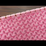 ‼️💯Wowww💯👌Very easy Tunisian crochet knitting pattern explanation #crochet #tunisiancrochet