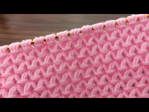 ‼️💯Wowww💯👌Very easy Tunisian crochet knitting pattern explanation #crochet #tunisiancrochet