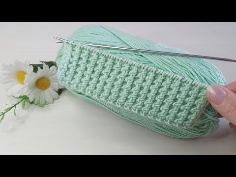 Two skewers easy knitting pattern explanation ✅crochet knitting